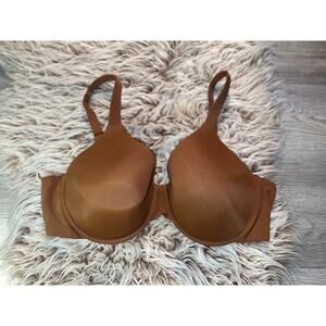 Ambrielle women’s full figure everyday full coverage brown bra